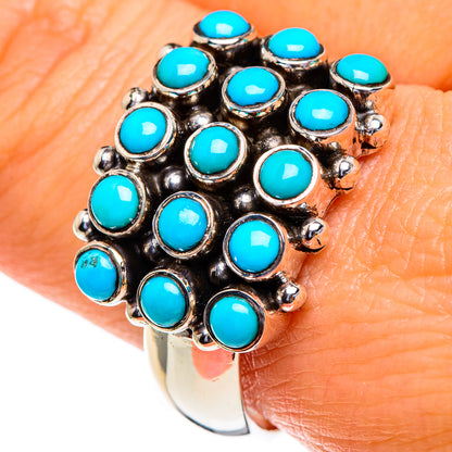 Tibetan Turquoise Rings handcrafted by Ana Silver Co - RING85583