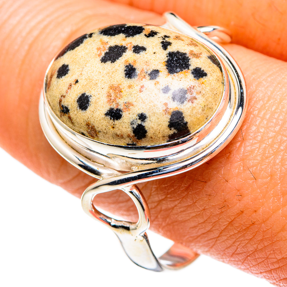 Dalmatian Jasper Rings handcrafted by Ana Silver Co - RING85592