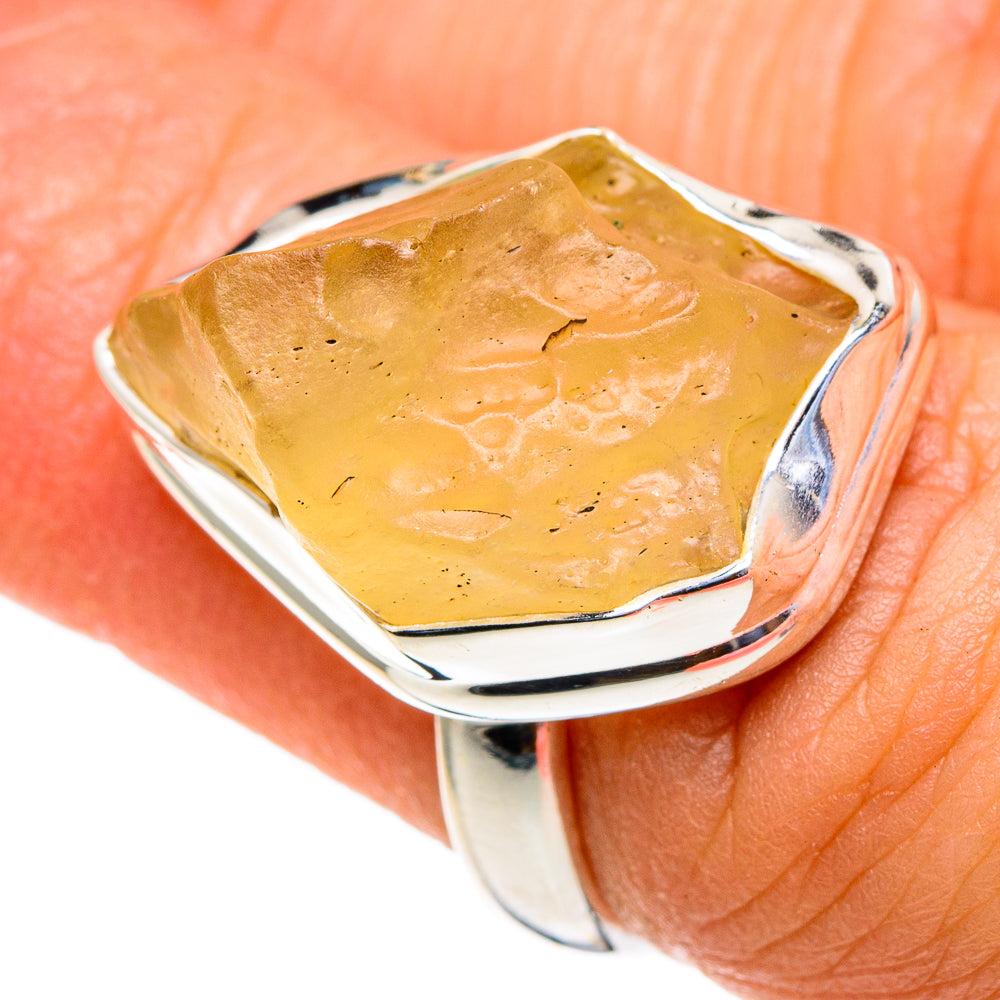 Libyan Glass Rings handcrafted by Ana Silver Co - RING85598