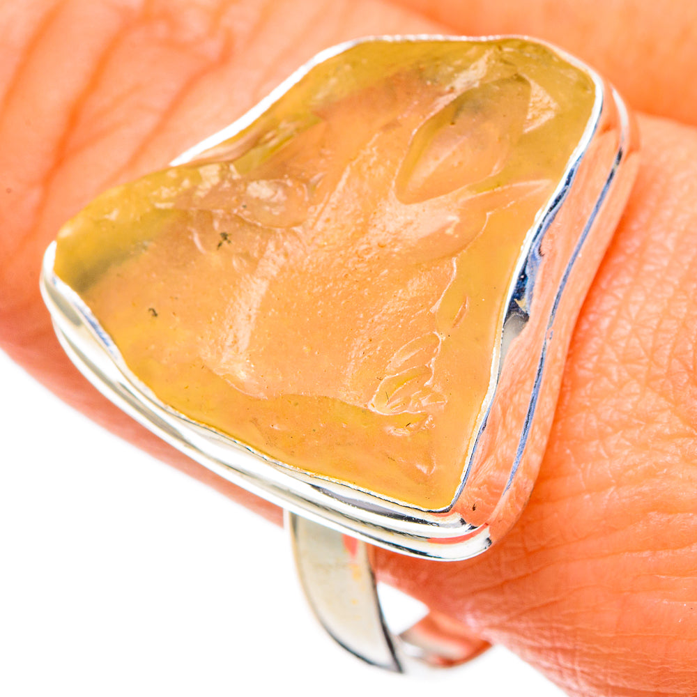 Libyan Glass Rings handcrafted by Ana Silver Co - RING85600