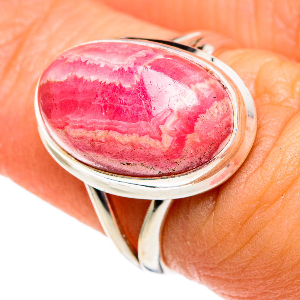 Rhodochrosite Rings handcrafted by Ana Silver Co - RING85602