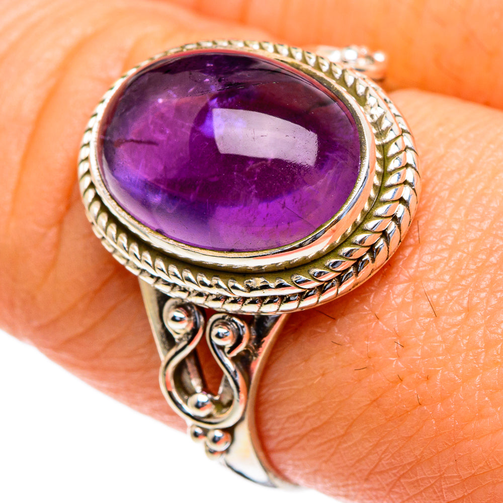 Amethyst Rings handcrafted by Ana Silver Co - RING85609