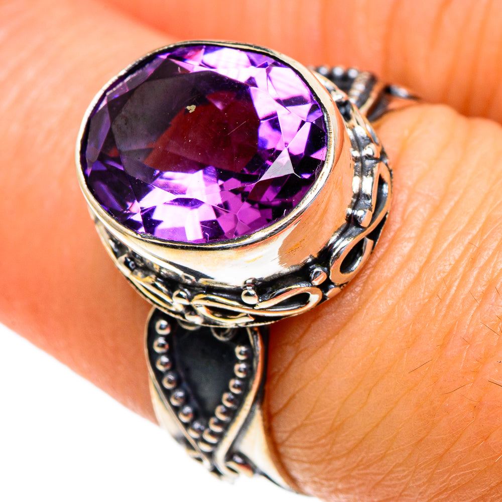 Amethyst Rings handcrafted by Ana Silver Co - RING85610