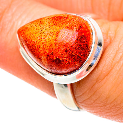 Sponge Coral Rings handcrafted by Ana Silver Co - RING85646