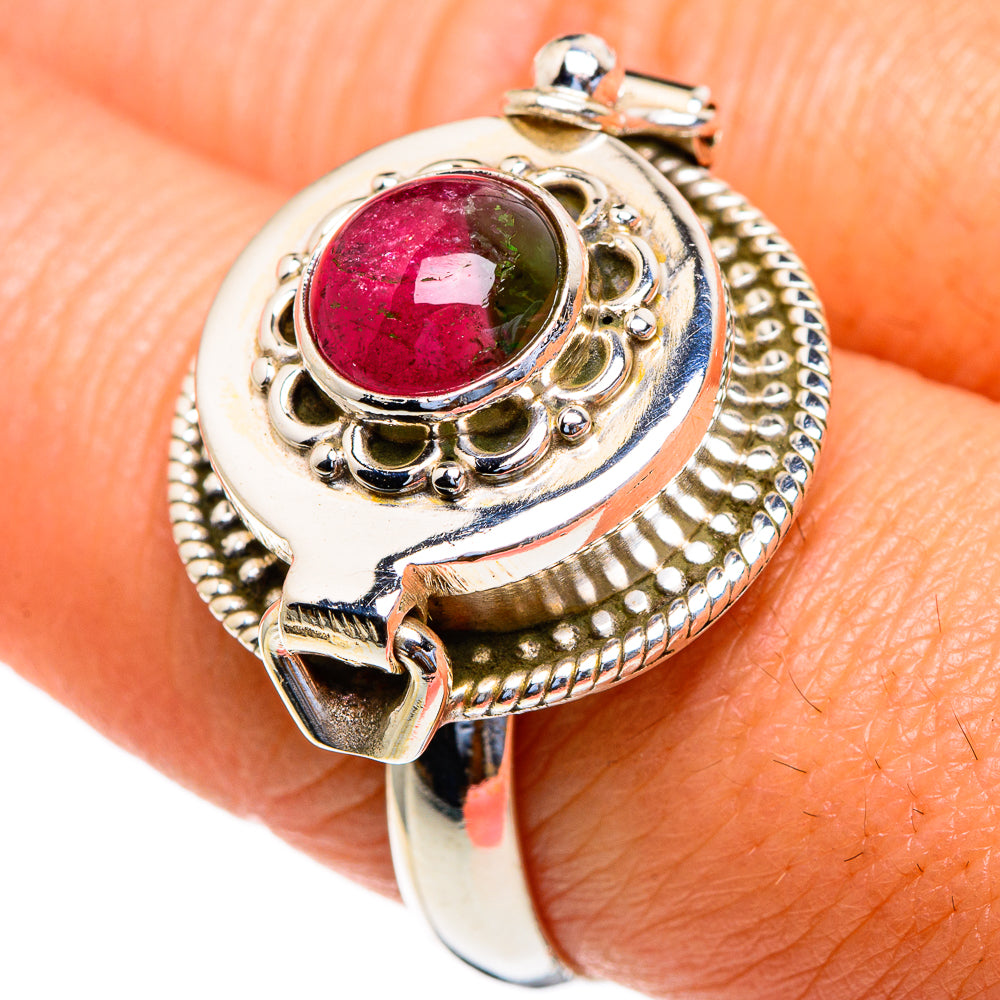Watermelon Tourmaline Rings handcrafted by Ana Silver Co - RING85650