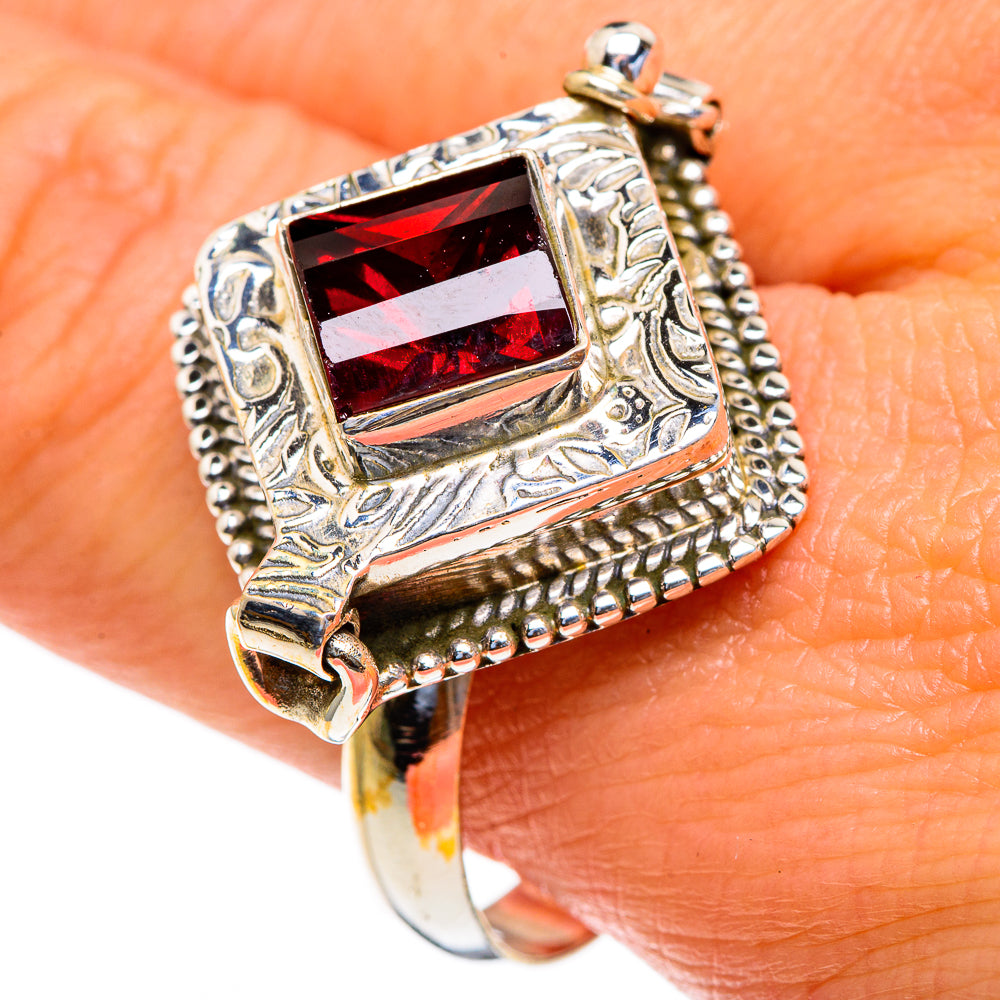 Garnet Rings handcrafted by Ana Silver Co - RING85654