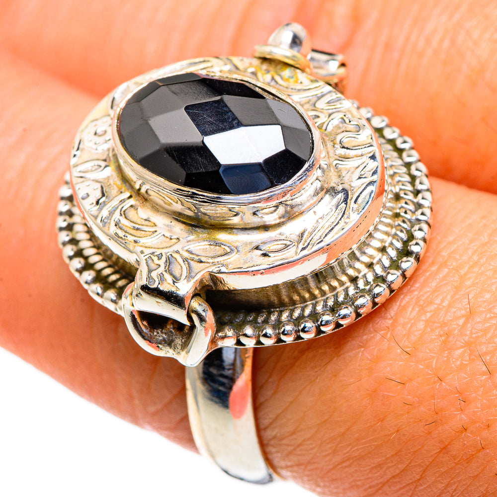 Black Onyx Rings handcrafted by Ana Silver Co - RING85661