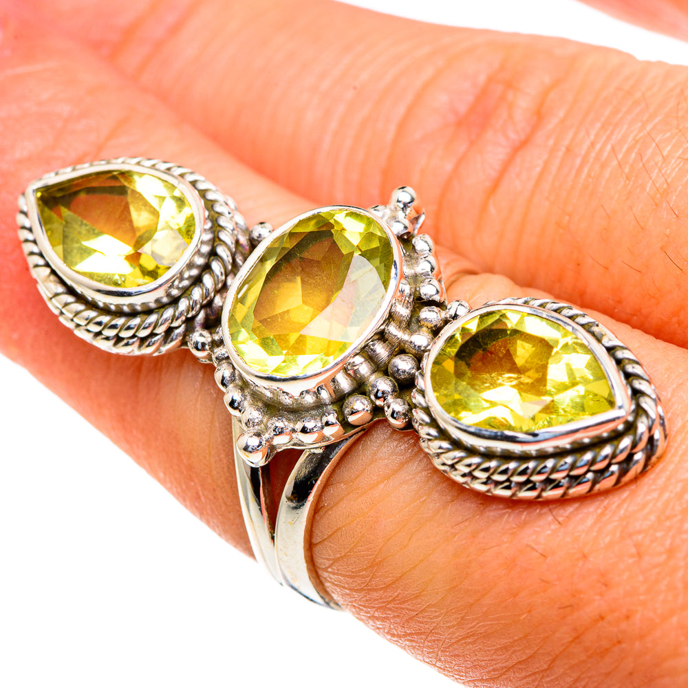 Citrine Rings handcrafted by Ana Silver Co - RING85662