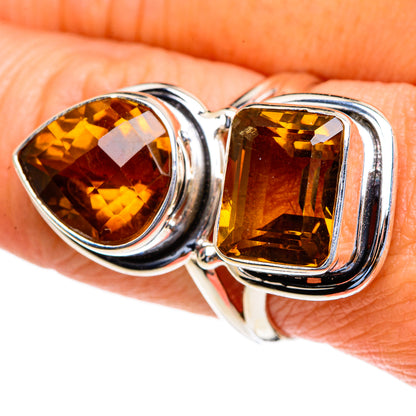 Mandarin Citrine Rings handcrafted by Ana Silver Co - RING85681