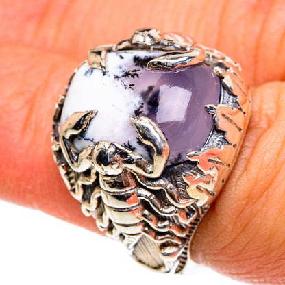 Dendritic Opal Rings handcrafted by Ana Silver Co - RING85684