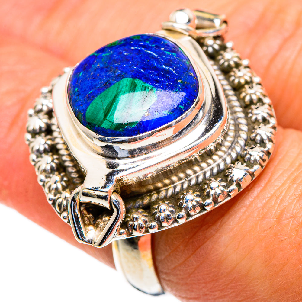 Azurite Rings handcrafted by Ana Silver Co - RING85686