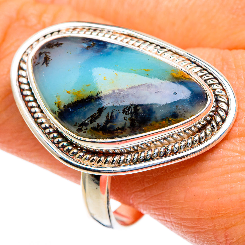 Peruvian Opal Rings handcrafted by Ana Silver Co - RING85693
