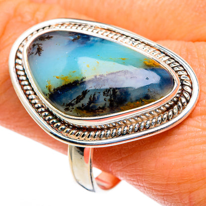 Peruvian Opal Rings handcrafted by Ana Silver Co - RING85693