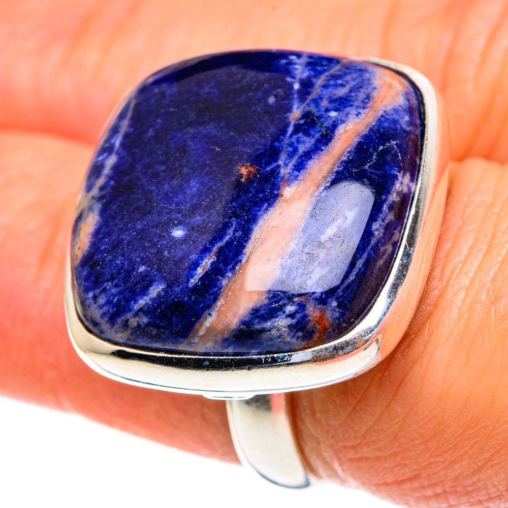 Sodalite Rings handcrafted by Ana Silver Co - RING85711