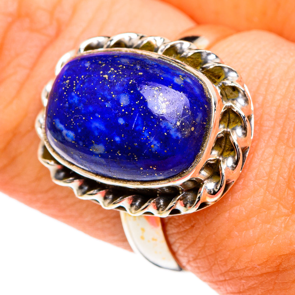 Lapis Lazuli Rings handcrafted by Ana Silver Co - RING85719