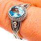 Blue Topaz Rings handcrafted by Ana Silver Co - RING85720
