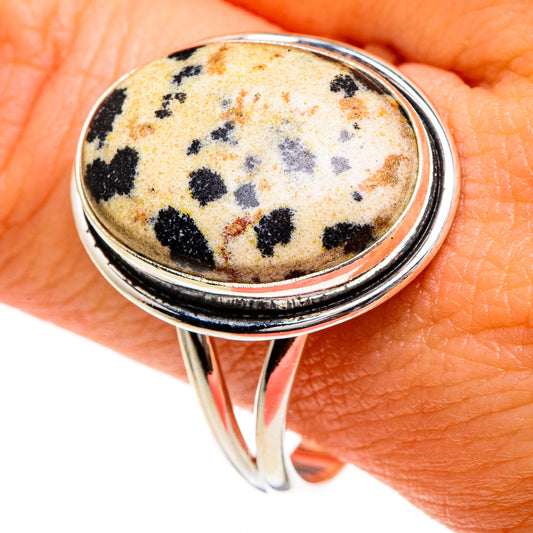 Dalmatian Jasper Rings handcrafted by Ana Silver Co - RING85733