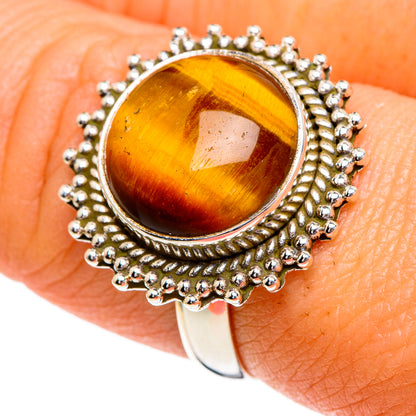 Tiger Eye Rings handcrafted by Ana Silver Co - RING85737