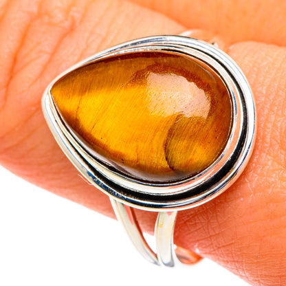 Tiger Eye Rings handcrafted by Ana Silver Co - RING85738