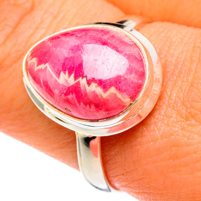 Rhodochrosite Rings handcrafted by Ana Silver Co - RING85743