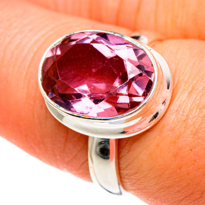 Color Change Alexandrite (lab.) Rings handcrafted by Ana Silver Co - RING85748