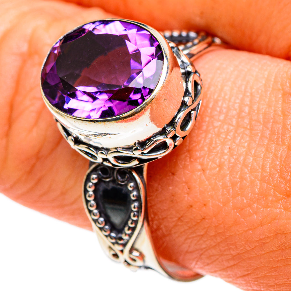 Amethyst Rings handcrafted by Ana Silver Co - RING85750