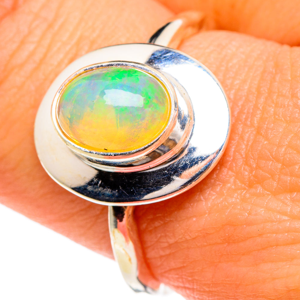 Ethiopian Opal Rings handcrafted by Ana Silver Co - RING85760