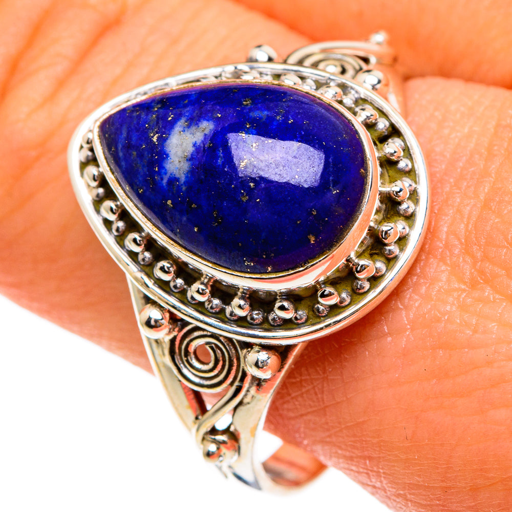 Lapis Lazuli Rings handcrafted by Ana Silver Co - RING85769