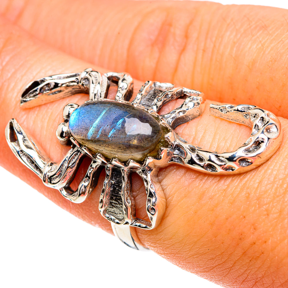 Labradorite Rings handcrafted by Ana Silver Co - RING85772