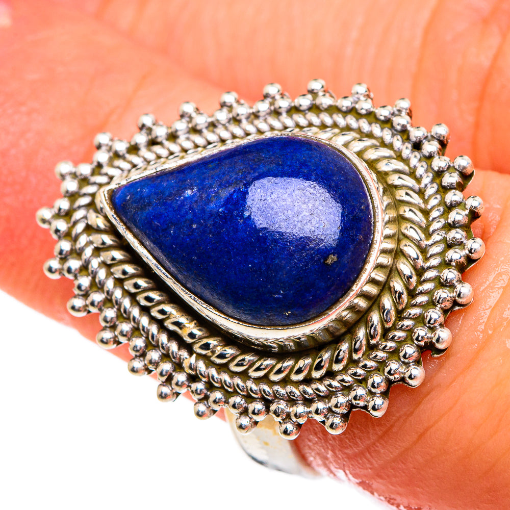 Lapis Lazuli Rings handcrafted by Ana Silver Co - RING85773