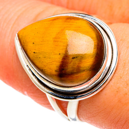 Tiger Eye Rings handcrafted by Ana Silver Co - RING85779