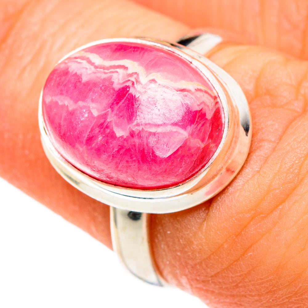 Rhodochrosite Rings handcrafted by Ana Silver Co - RING85789