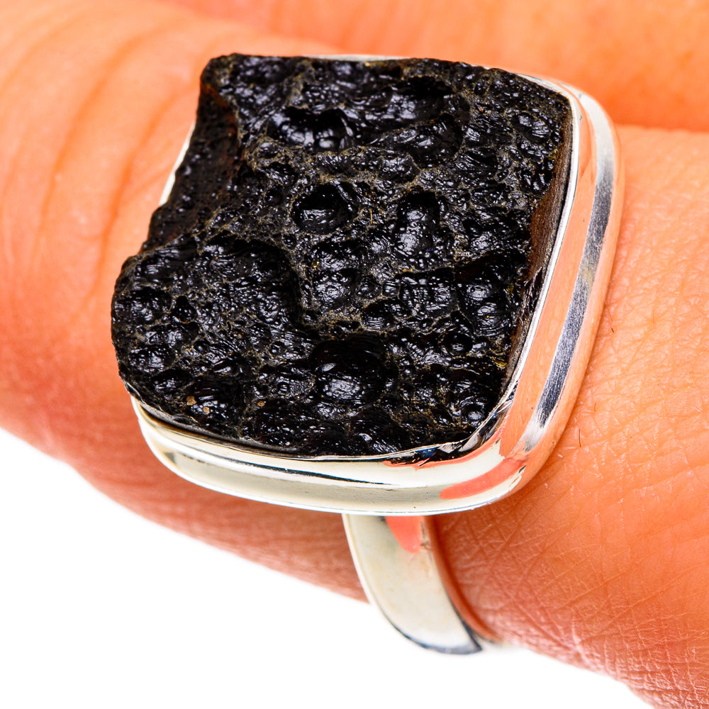 Tektite Rings handcrafted by Ana Silver Co - RING85801