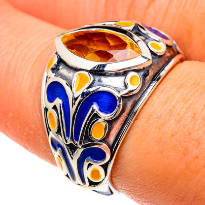 Citrine Rings handcrafted by Ana Silver Co - RING85807