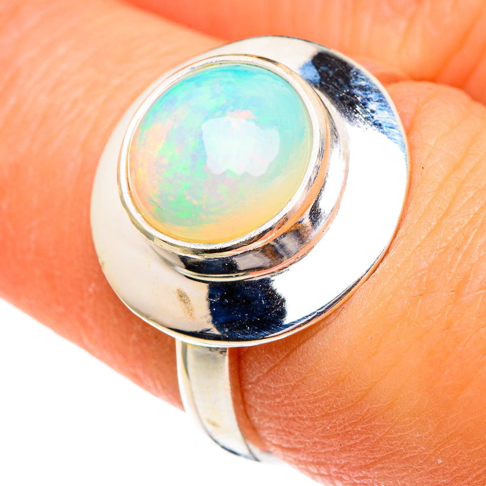 Ethiopian Opal Rings handcrafted by Ana Silver Co - RING85808