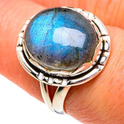 Labradorite Rings handcrafted by Ana Silver Co - RING85818