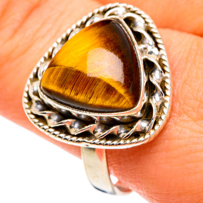 Tiger Eye Rings handcrafted by Ana Silver Co - RING85830