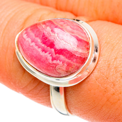 Rhodochrosite Rings handcrafted by Ana Silver Co - RING85836
