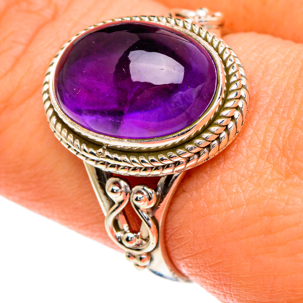 Amethyst Rings handcrafted by Ana Silver Co - RING85844