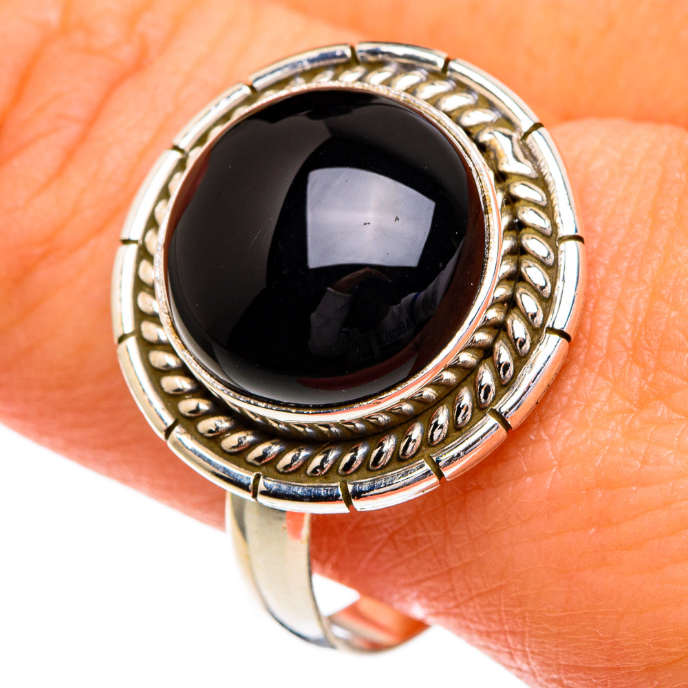 Black Onyx Rings handcrafted by Ana Silver Co - RING85848