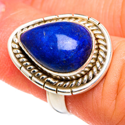 Lapis Lazuli Rings handcrafted by Ana Silver Co - RING85860