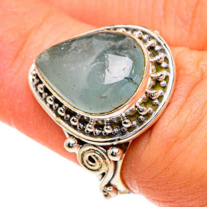 Aquamarine Rings handcrafted by Ana Silver Co - RING85866