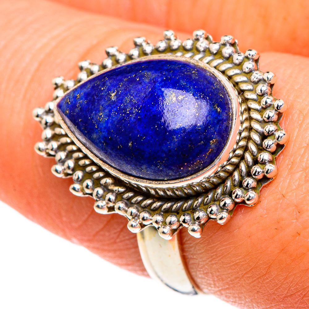 Lapis Lazuli Rings handcrafted by Ana Silver Co - RING85869
