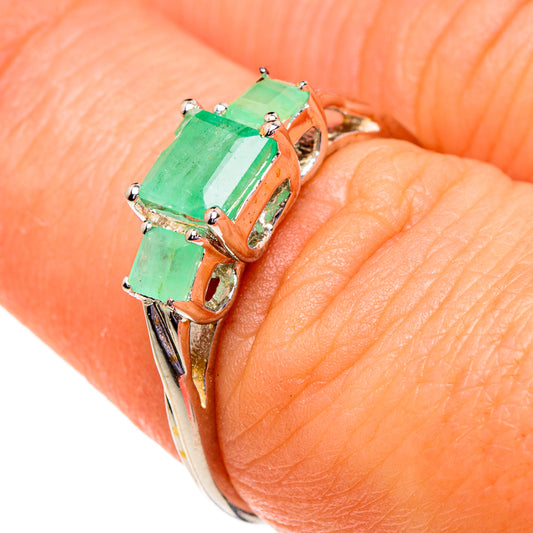 Emerald Rings handcrafted by Ana Silver Co - RING85874