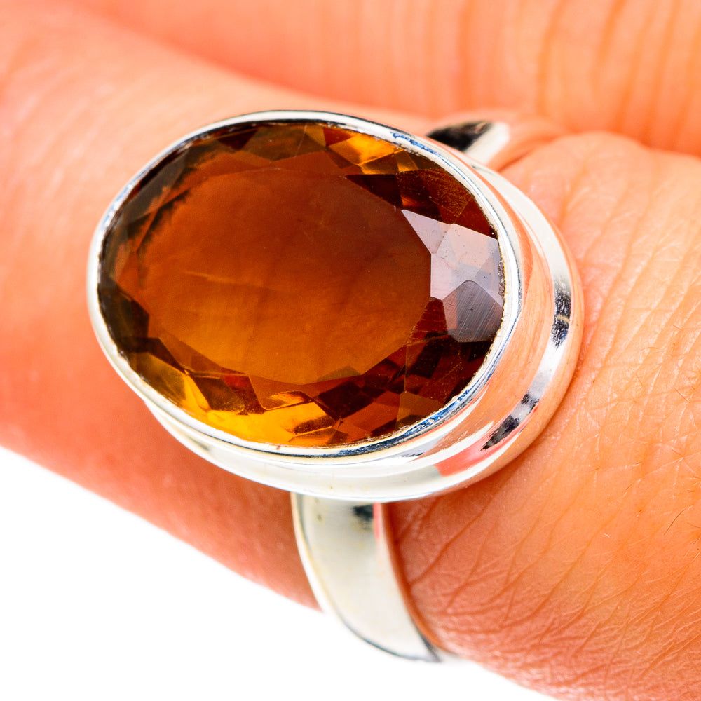 Mandarin Citrine Rings handcrafted by Ana Silver Co - RING85880