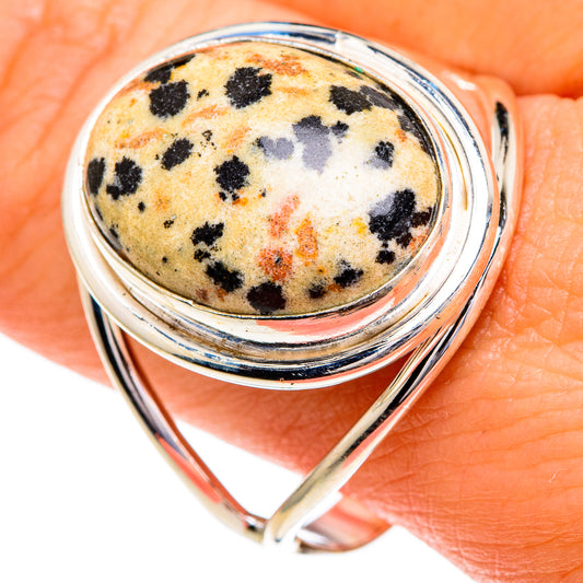 Dalmatian Jasper Rings handcrafted by Ana Silver Co - RING85881