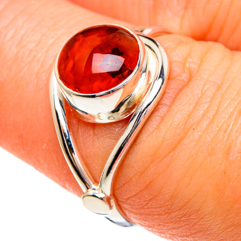 Baltic Amber Rings handcrafted by Ana Silver Co - RING85885