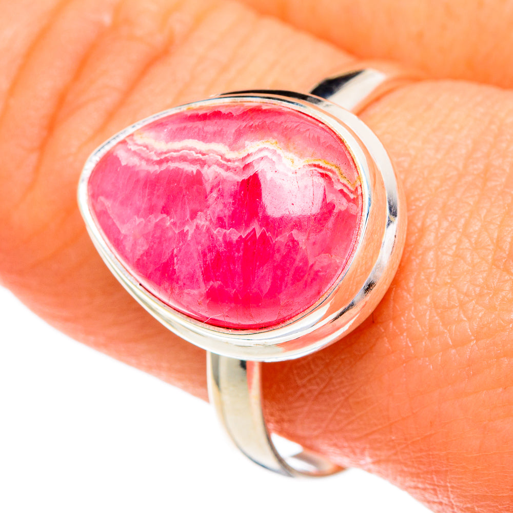 Rhodochrosite Rings handcrafted by Ana Silver Co - RING85886