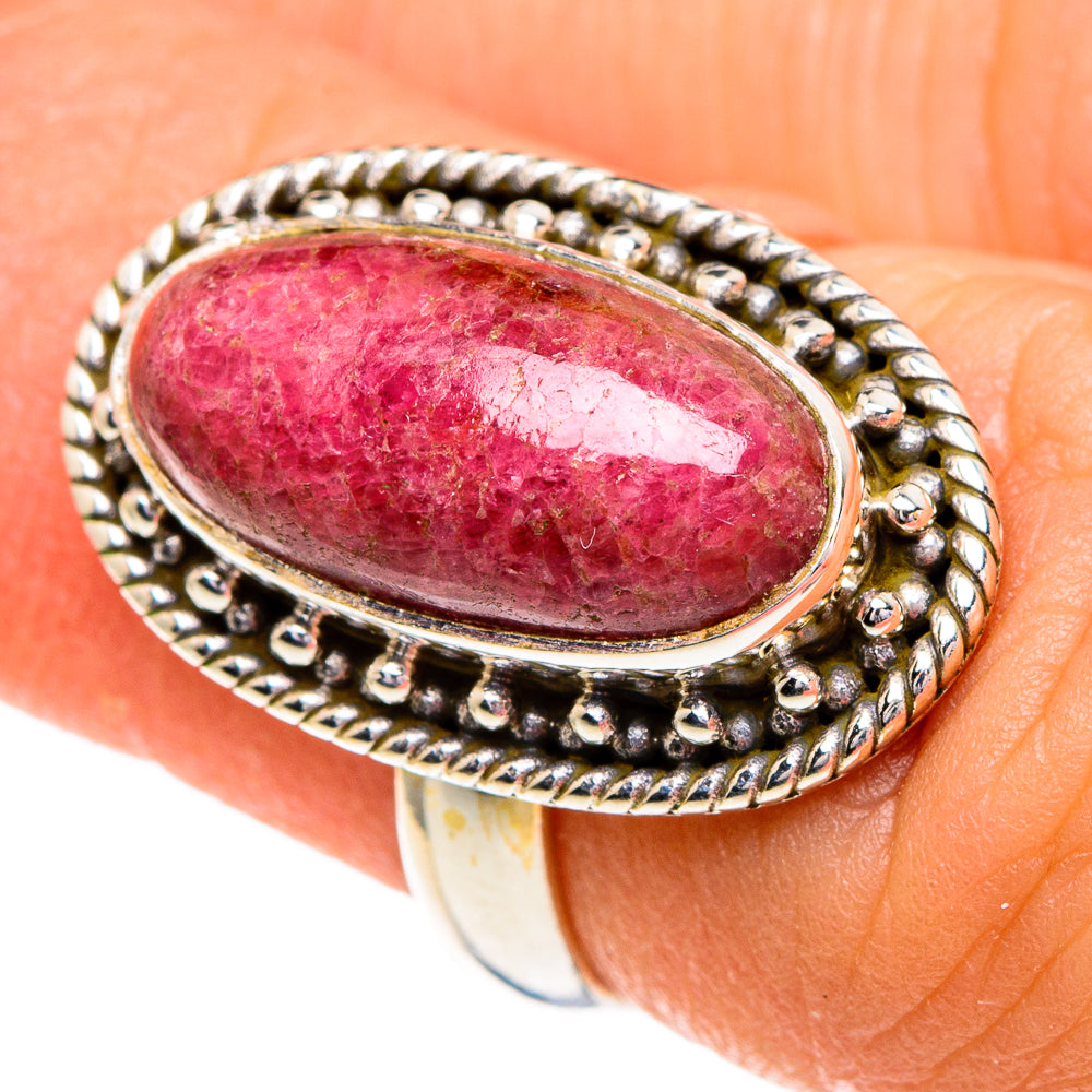 Thulite Rings handcrafted by Ana Silver Co - RING85888