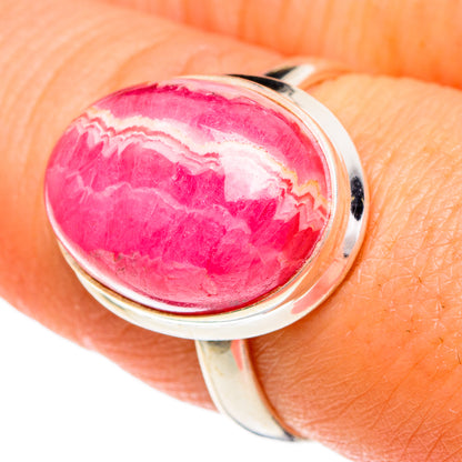Rhodochrosite Rings handcrafted by Ana Silver Co - RING85889